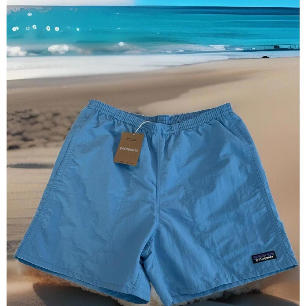 $65 Patagonia Baggies Shorts 5 Inch Lined Light /Dark Blue 57022 Men's Size XL